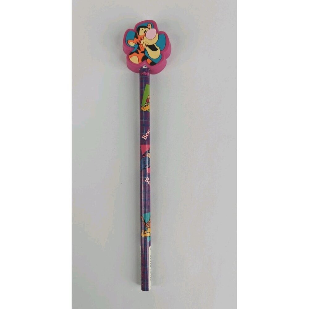 Vintage Pentech Pencil Disney Winnie the Pooh Tigger Topper Eyeore Best Friends